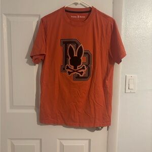 Psycho Bunny Bold Orange Tee with Graphic